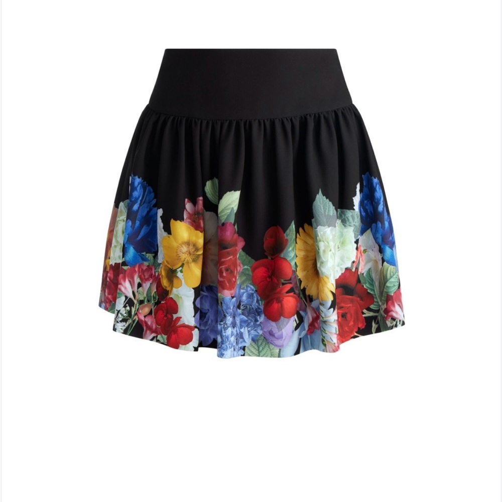 Alice & Olivia Floral Black Skirt - Picture 2 of 4